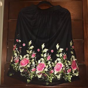 Floral Print Midi Skirt — Charlotte Russe